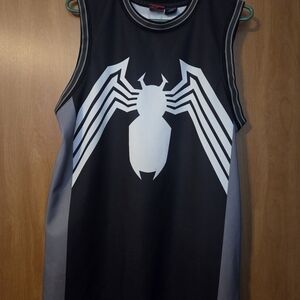 Marvel Black and Gray Shirt with White Accents